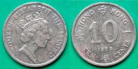 Hong Kong 10 cents, 1989 ***/