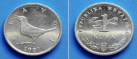 HRVATSKA CROATIA 1 KUNA 2007 KM: 9.1 – SLAVUJ
