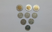 Hrvatske kovanice 25 kn,5 kn,2 kn