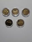 Hrvatske prigodne UNC kovanice od 2 eura, cijena za set-40 eura
