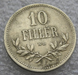 HUNGARY 10 FILLER 1916