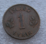 Iceland 1 Eyrir 1953