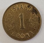 ICELAND- 1 KRÓNA 1970.