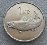 ICELAND 1 KRONA 1996
