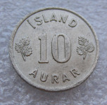 ICELAND 10 AURAR 1962