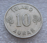 ICELAND 10 AURAR 1965