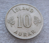 ICELAND 10 AURAR 1967