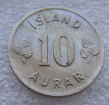 ICELAND 10 AURAR 1969