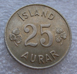 ICELAND 25 Aurar 1967