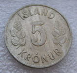 ICELAND 5 Krónur 1969