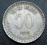 INDIA-REPUBLIC 50 PAISE 1975 ♦