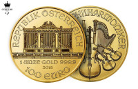 Zlatnik Bečki filharmonik 1unca (24k 999,9) 31.10G