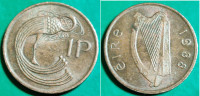 Ireland 1 penny, 1988 Bronze /non-magnetic/ ***/