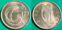 Ireland 1 penny, 1988 Bronze /non-magnetic/ /