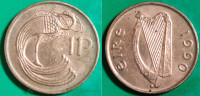 Ireland 1 penny, 1990 /