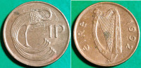 Ireland 1 penny, 1992 ***/