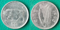 Ireland 5 pence, 1996 /# 1,00 EURO