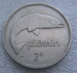 IRELAND REPUBLIC 1 FLORIN 1962