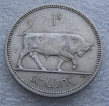 IRELAND REPUBLIC 1 SHILLING 1963