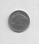 Irska 10 pence 1980