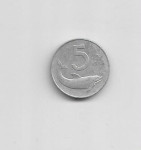 Italija 5 Lira 1953 R