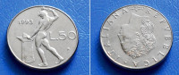 ITALIJA ITALY 50 LIRA 1993 R KM.95.2 - VULKAN KUJE ŽELJEZO