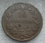 ITALY 10 CENTESIMI 1894