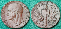 Italy 10 centesimi, 1939 Copper /brown color/ / 2,00 EURO !!!