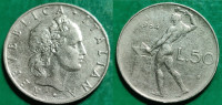 Italy 50 lire, 1964 /
