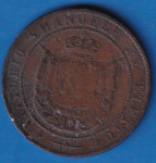 ITALY ITALIA  - SARDINIA 5 CENTIMOS  1850 /  1785
