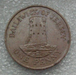 JERSEY 1 Penny 1990