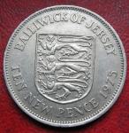 JERSEY 10 NEW PENCE 1975