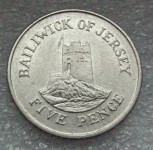 JERSEY 5 Pence 2008