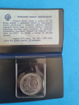 Jugoslavija 100 Dinara 1985 u etuiu sa certifikatom Proof