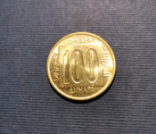 JUGOSLAVIJA SFRJ , 100 DINARA 1989