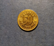 JUGOSLAVIJA SFRJ  50 PARA 1990