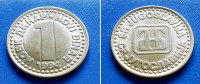 JUGOSLAVIJA SR YUGOSLAVIA 1 NOVI DINAR 1994 KM.165