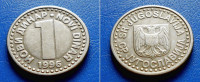 JUGOSLAVIJA SR YUGOSLAVIA 1 NOVI DINAR 1996 KM.168
