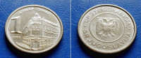 JUGOSLAVIJA SR YUGOSLAVIA 1 DINAR 2002 KM.180