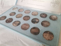 Kolekcija Olimpijski srebrnjaci München 1972, 17 x 20g, 1000/1000