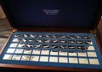 Kolekcija srebrnih poluga - The Great Airplanes - 50 poluga, 925/1000