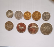 Komplet iz 1993. od 1 lipe do 5 kuna