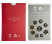 Komplet optjecajnoga kovanog novca RH, kuna i lipa, godina 2022