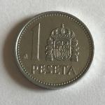 Kovanica 1 peseta, Španjolska