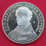 Kovanica od 10 eura  izdana za 200. rođendan G.Büchnera