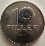 Kovanica 10 Fillera (Mađarska) 1989.