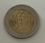 Kovanica od 2€ 2002. AUSTRIJA