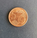 Kovanica 5 euro centi, Nizozemska  2000.