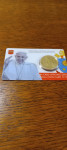Kovanica Coin Card od 50 cent Papa Franjo