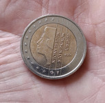 Kovanica rijetka, očuvana. 2 eur Beatrix 2001 god